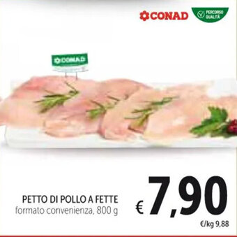 PETTO DI POLLO A FETTE 800 g