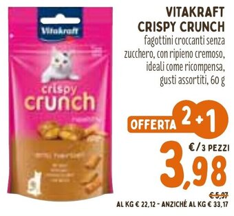 Spazio Conad VITAKRAFT CRISPY CRUNCH 60 g offerta