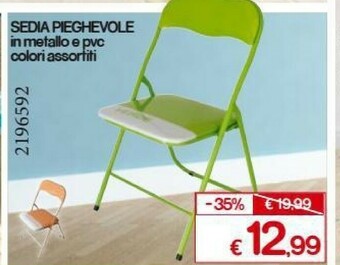 Satur Sedie pieghevoli offerta