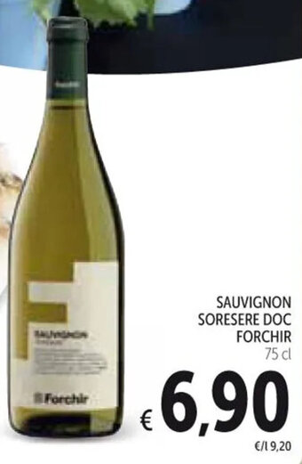 Spazio Conad SAUVIGNON SORESERE DOC FORCHIR 75 cl offerta