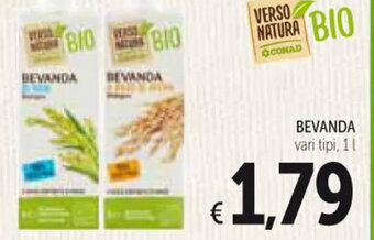 Spazio Conad BEVANDA vari tipi 1 l offerta