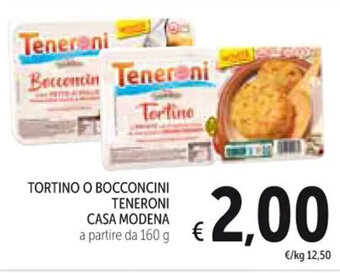 Spazio Conad TORTINO O BOCCONCINI TENERONI CASA MODENA 160 g offerta
