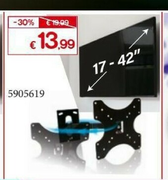 Satur Wally Supporto Tv offerta