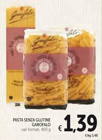 Spazio Conad PASTA SENZA GLUTINE GAROFALO vari formati 400 g offerta
