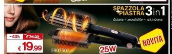 Satur Spazzola + Piastra offerta