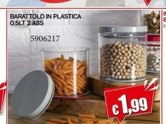 Satur Barattolo In Plastica offerta