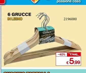 6 Grucce In Legno