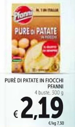 PURÈ DI PATATE IN FIOCCHI PFANNI 300 g