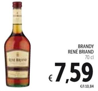 Spazio Conad BRANDY RENÉ BRIAND 70 cl offerta