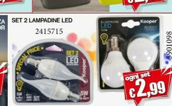 Satur Kooper Lampadine offerta