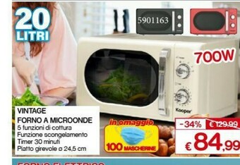 Satur Vintage Forno A Microonde offerta