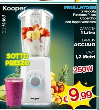 Satur Kooper Frullatore 2 Velocità offerta
