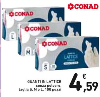 GUANTI IN LATTICE senza polvere S, M o L, 100 pezzi