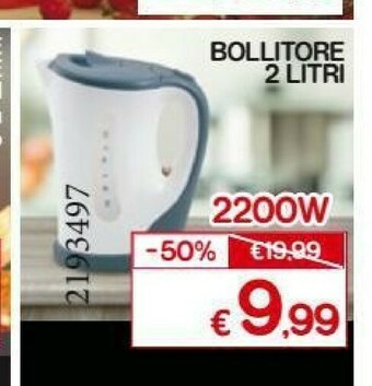 Satur Bollitore 2 Litri offerta