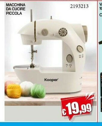 Satur Kooper Macchina Da Cucire Piccola offerta