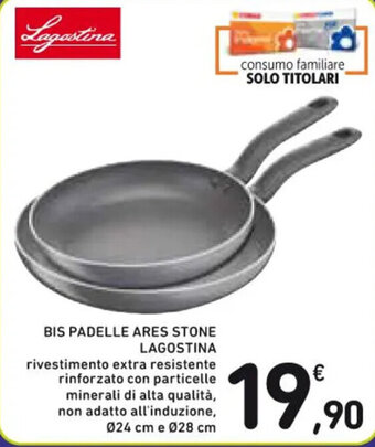 BIS PADELLE ARES STONE LAGOSTINA