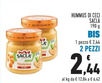 HUMMUS DI CECI SACLA 190 g