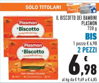 Conad IL BISCOTTO DEI BAMBINI PLASMON 720 g offerta