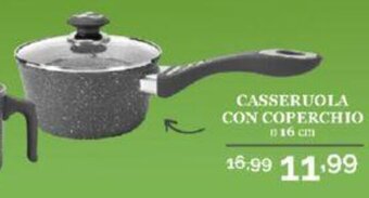 Happy Casa CASSERUOLA CON COPERCHIO Ø 16 cm offerta