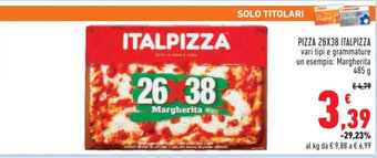 Conad PIZZA 26X38 ITALPIZZA 485 g offerta