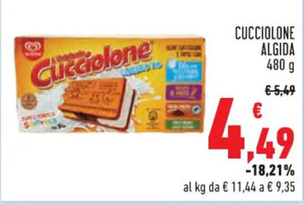 Conad CUCCIOLONE ALGIDA 480 g offerta