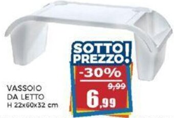 Happy Casa VASSOIO DA LETTO H 22x60x32 cm offerta