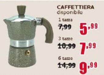 Happy Casa CAFFETTIERA disponibile 1 tazza offerta