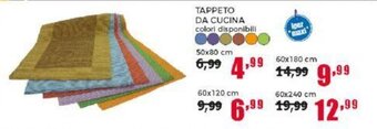 Happy Casa TAPPETO DA CUCINA 60x120 cm offerta