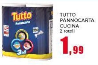 Happy Casa TUTTO PANNOCARTA 2 rotoli CUCINA offerta