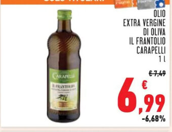 Conad OLIO EXTRA VERGINE DI OLIVA IL FRANTOLIO CARAPELLI  1 OLIO offerta