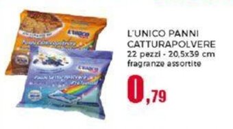 Happy Casa L'UNICO PANNI CATTURAPOLVERE 22 pezzi - 20,5x39 cm offerta