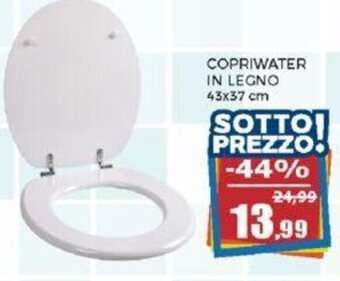 Happy Casa COPRIWATER IN LEGNO 43x37 cm offerta