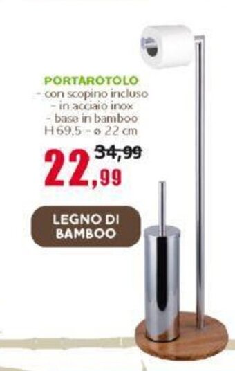 Happy Casa PORTAROTOLO H69,5 - 22 cm offerta