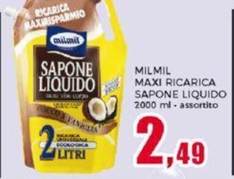 MILMIL MAXI RICARICA SAPONE LIQUIDO 2000 ml