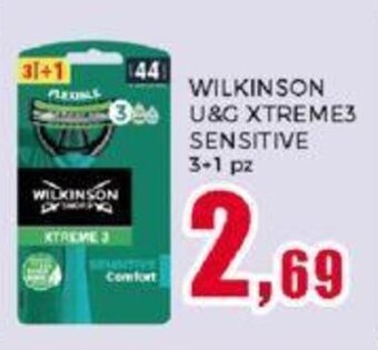 WILKINSON U&G XTREME3 SENSITIVE 3+1 pz