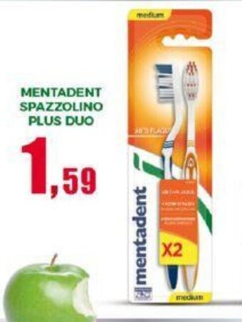 Happy Casa MENTADENT SPAZZOLINO PLUS DUO offerta