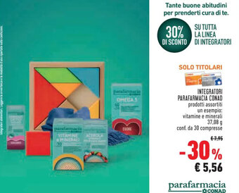 INTEGRATORI PARAFARMACIA CONAD 37.08 g