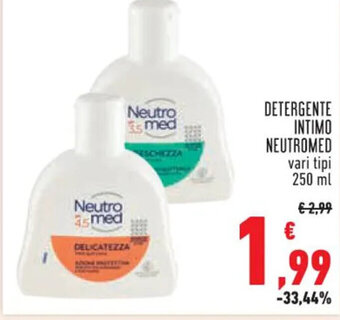 Conad DETERGENTE INTIMO NEUTROMED vari tipi 250 ml offerta
