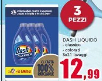 DASH LIQUIDO 3x21 lavaggi