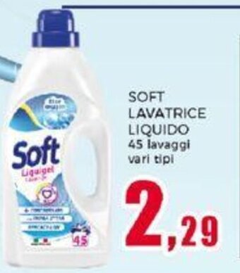 SOFT LAVATRICE LIQUIDO 45 lavaggi vari tipi