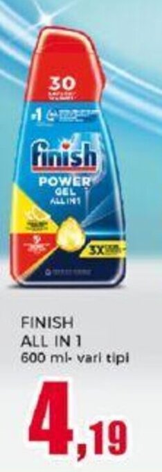 FINISH ALL IN 1 600 ml- vari tipi