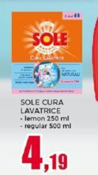 SOLE CURA LAVATRICE lemon 250 ml regular 500 ml
