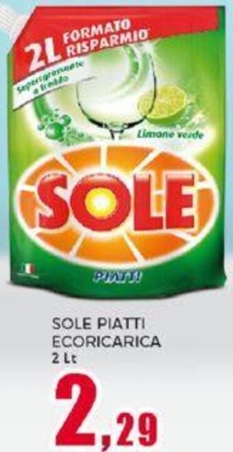 Happy Casa SOLE PIATTI ECORICARICA 2 lt. offerta