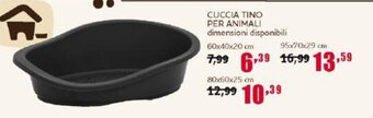 Happy Casa CUCCIA TINO PER ANIMALI 60x40x20 cm offerta