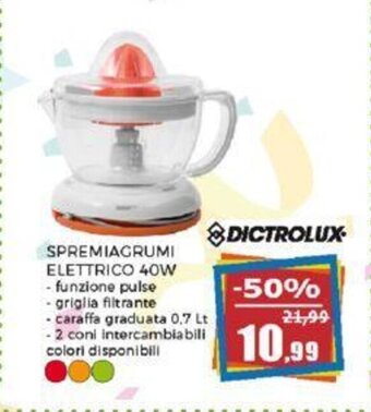Happy Casa SPREMIAGRUMI ELETTRICO 40W offerta