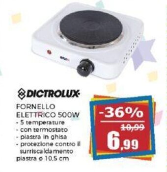 DICTROLUX FORNELLO ELETTRICO 500W