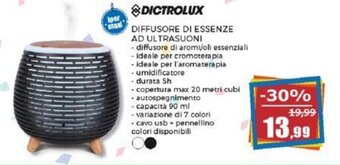 DICTROLUX DIFFUSORE DI ESSENZE AD ULTRASUONI