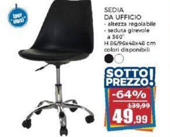 Happy Casa SEDIA DA UFFICIO offerta