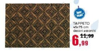 TAPPETO 45x75 cm decori assortiti