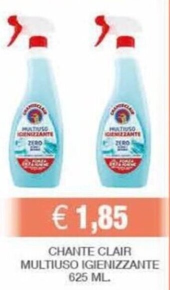 Kuadrifoglio CHANTE CLAIR MULTIUSO IGIENIZZANTE 625 ML. offerta